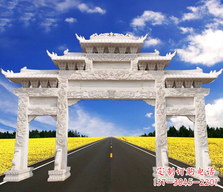 上海城市牌楼石雕——把文化传承到实体之中