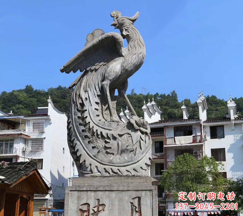 上海青石凤凰雕塑富有文化底蕴的传承