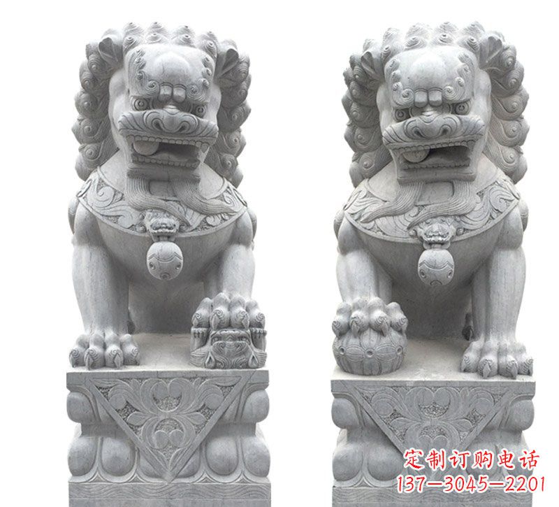 上海传统狮子石雕