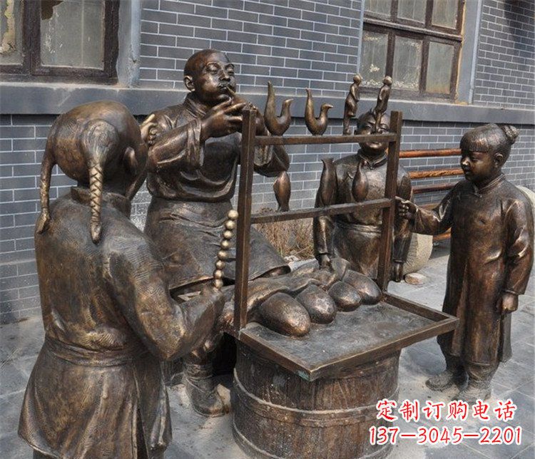 上海糖人雕塑——街边温馨的小情调