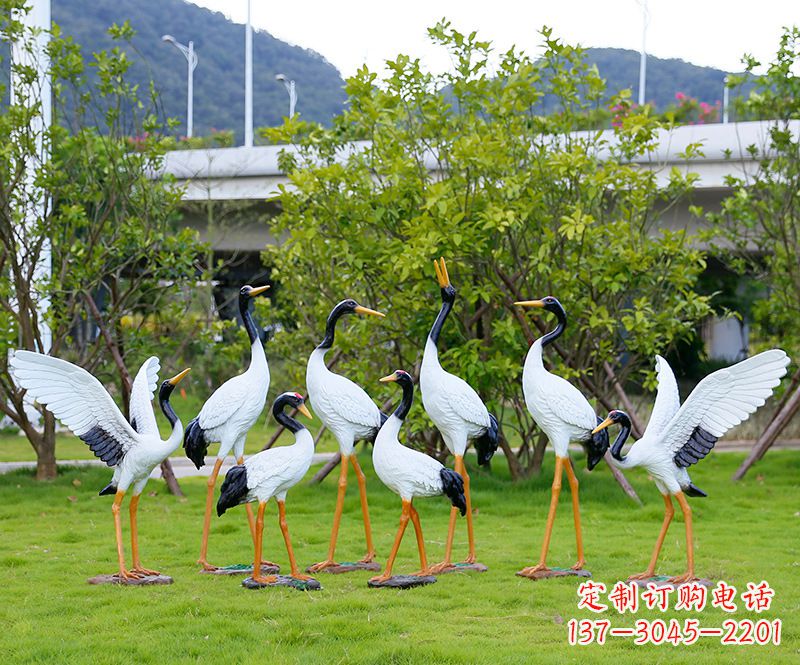 上海仙鹤雕塑传承中国文化精髓