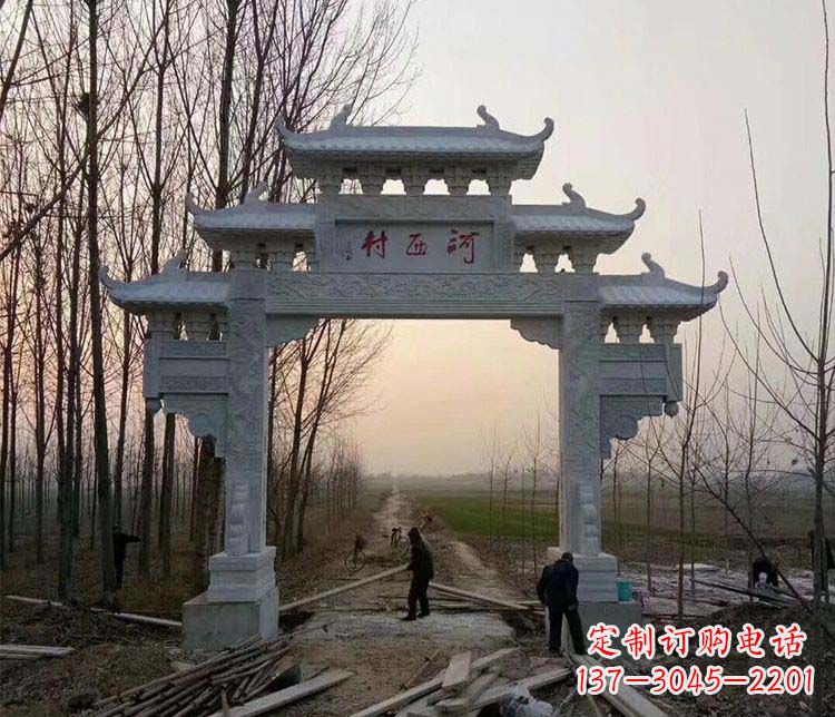 上海牌坊雕塑——记忆中的美丽家乡