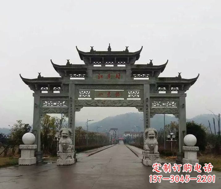 上海牌坊石雕传承民间文化