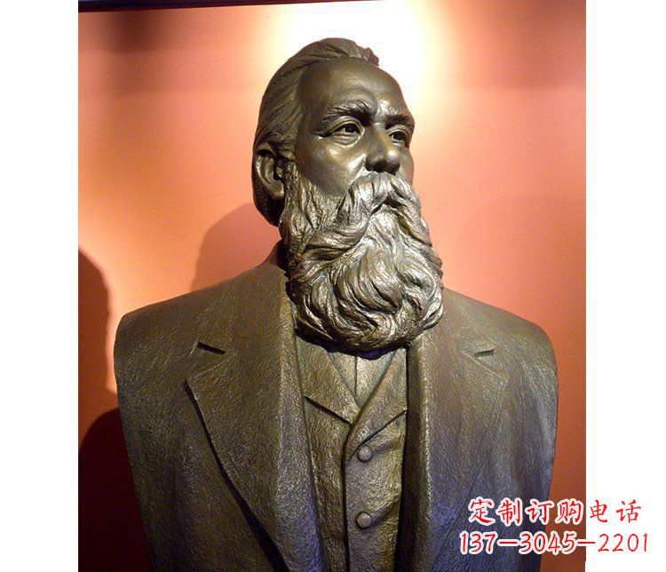 上海达尔文校园人物铜雕塑