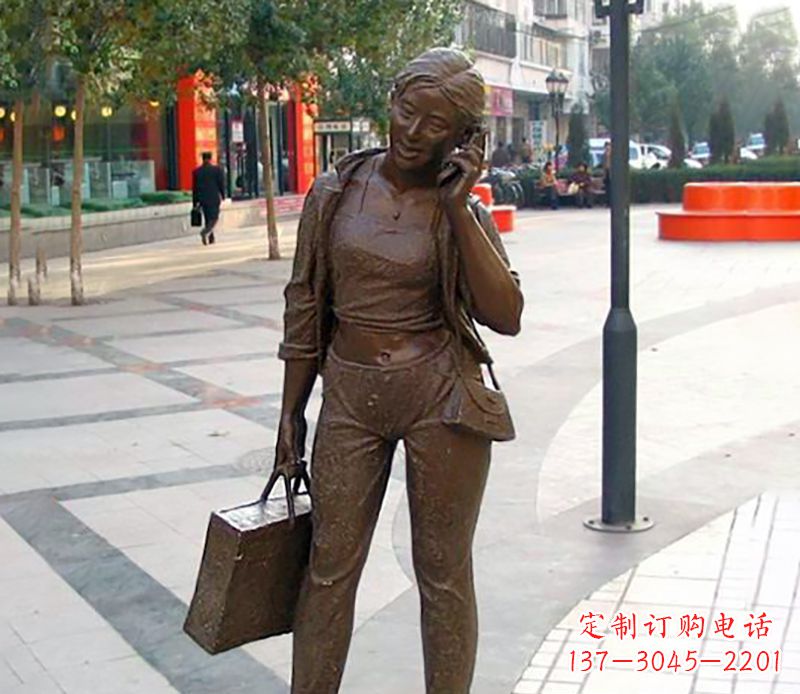 上海通话女性雕塑