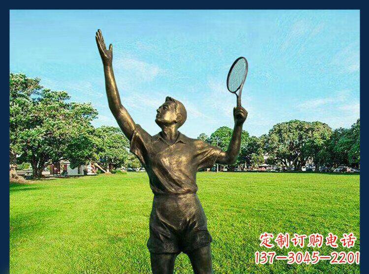 上海羽毛球雕塑匠心之作
