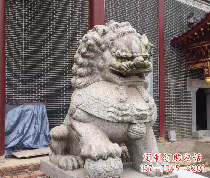 上海巨型大理石狮子雕塑