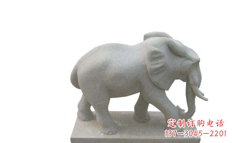 上海大象雕塑大理石大象公园的精美艺术