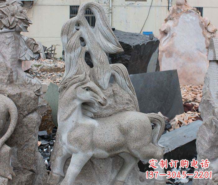 上海大理石动物雕塑丰富多彩的艺术品