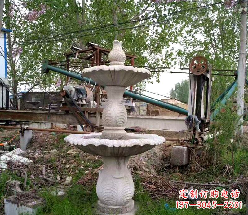 上海大理石多层喷泉石雕雕塑艺术的精美之作