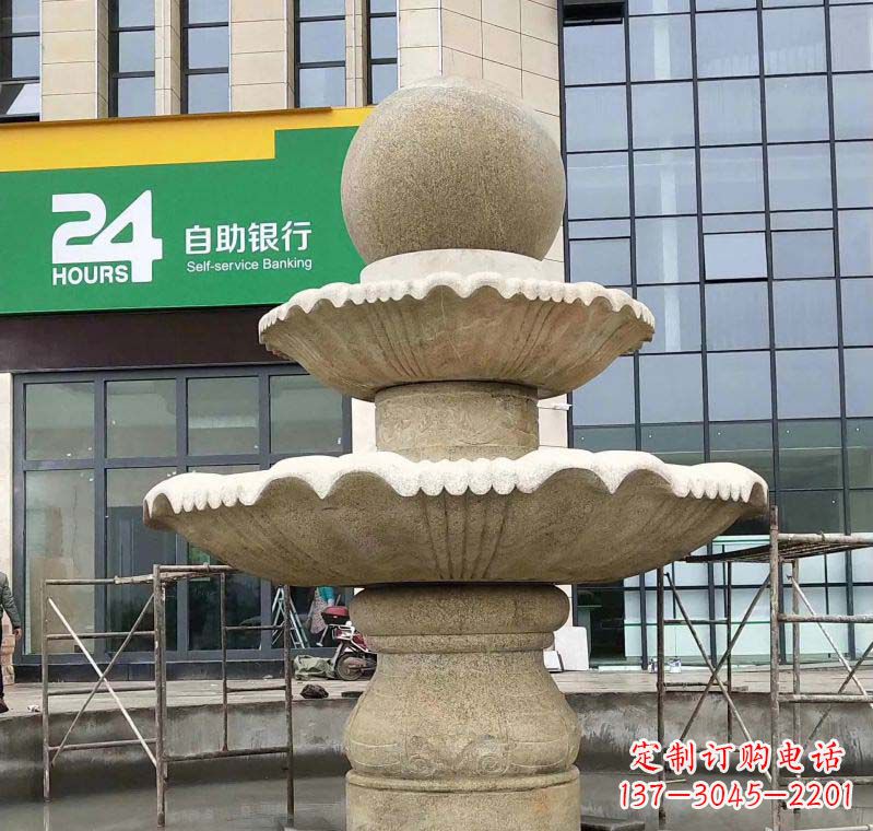 上海大理石风水球喷泉雕塑——振奋人心的艺术杰作