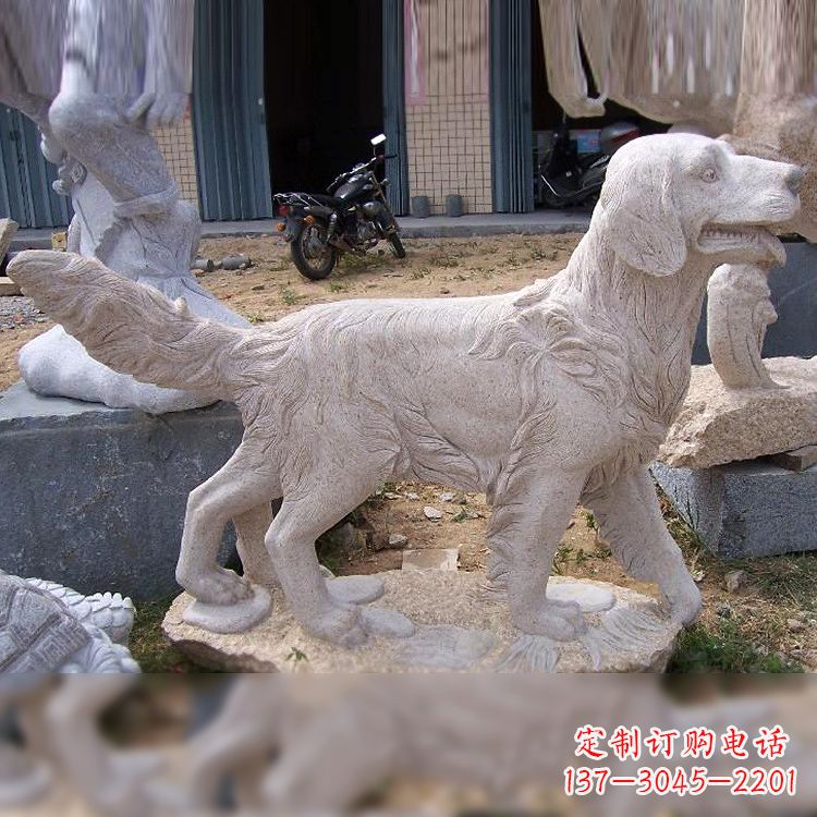 上海大理石狗雕塑——精致的狗雕塑,让你的生活更有趣