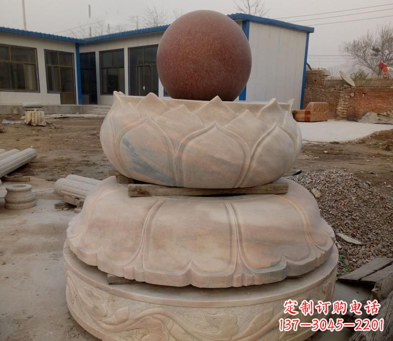上海大理石风水球雕塑