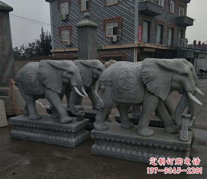 上海唯美雕刻大象雕塑