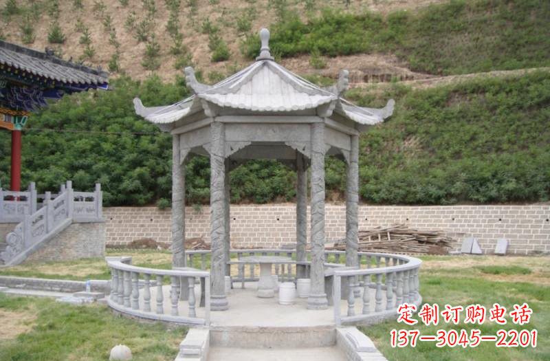 上海精美大理石凉亭雕塑