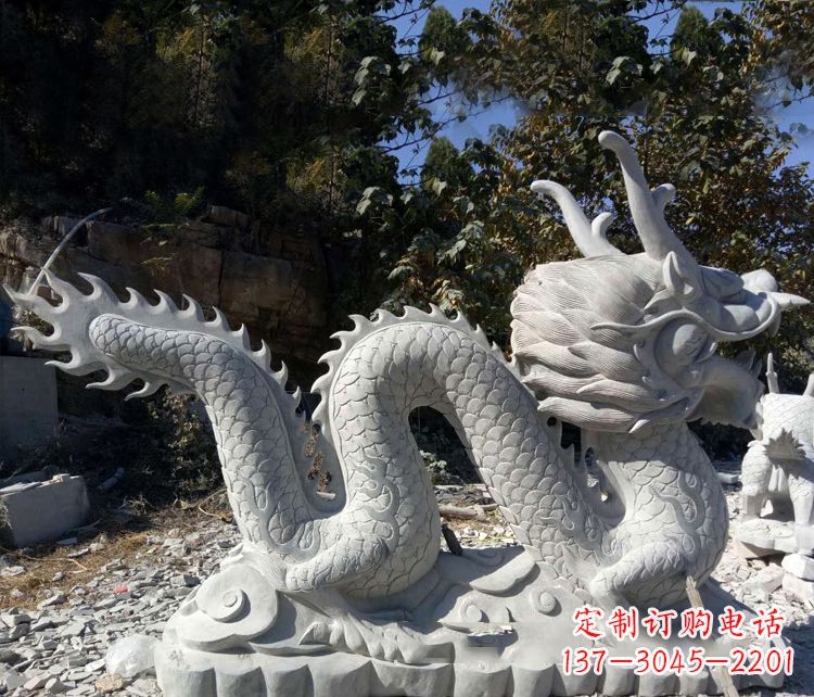上海大理石龙雕塑