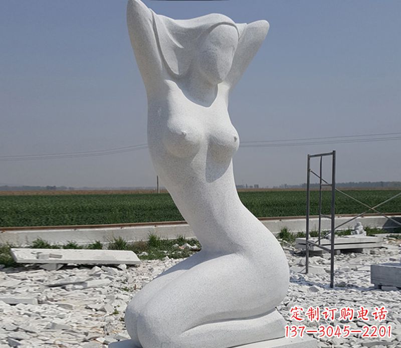 上海优雅大理石美女雕塑