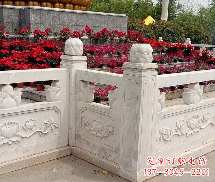 上海精美大理石旅游景区石雕栏板