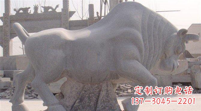 上海大理石牛雕塑222