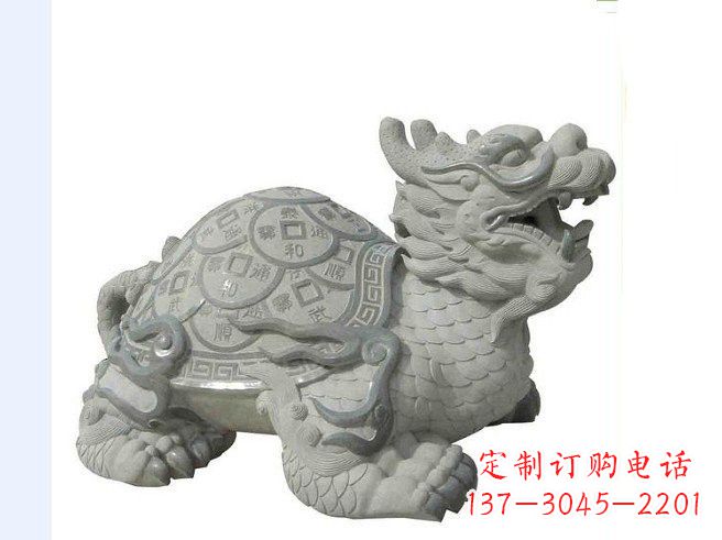 上海大理石招财龙雕塑