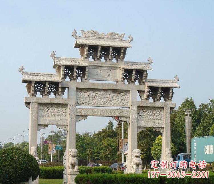 上海大理石牌坊雕塑——精致纯粹、卓越优雅