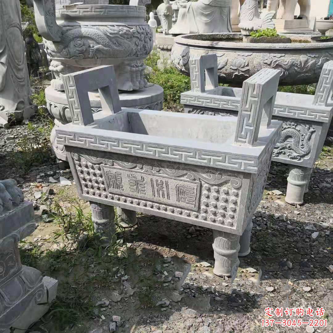 上海精美大理石香炉石雕