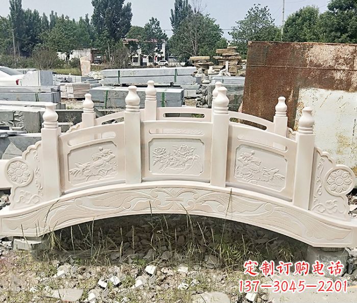 上海大理石小型拱桥雕塑