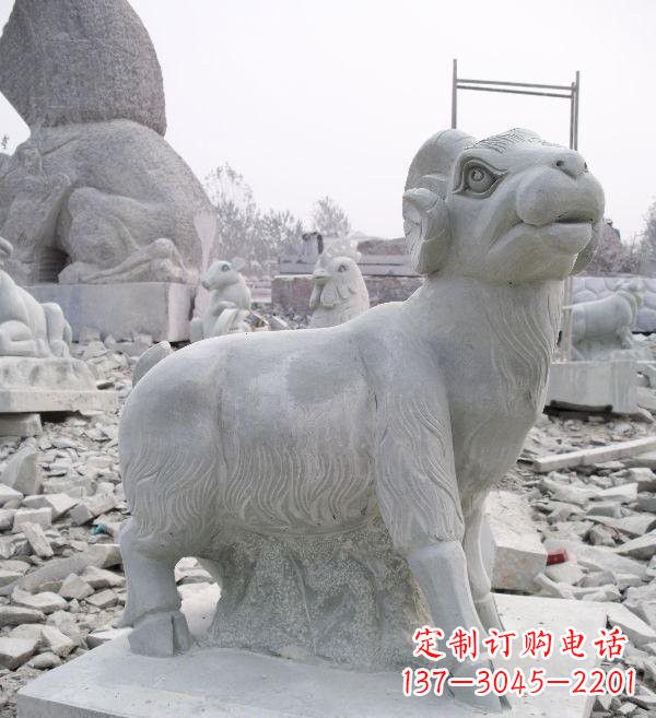 上海大理石羊雕塑