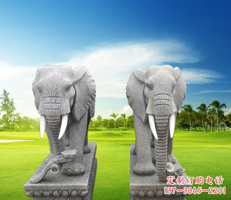 上海精美大象雕塑，招财进宝