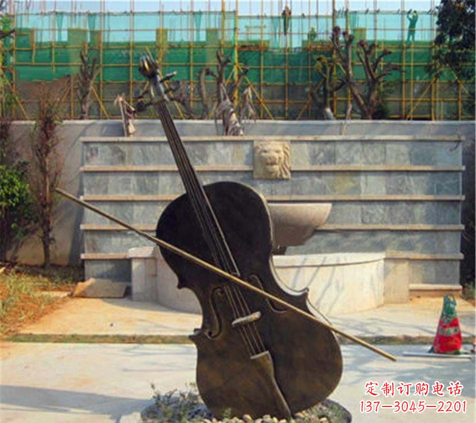 上海精美大提琴铜雕