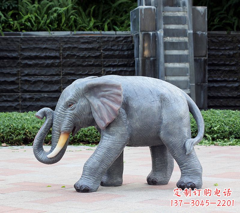上海大象 石雕雕塑