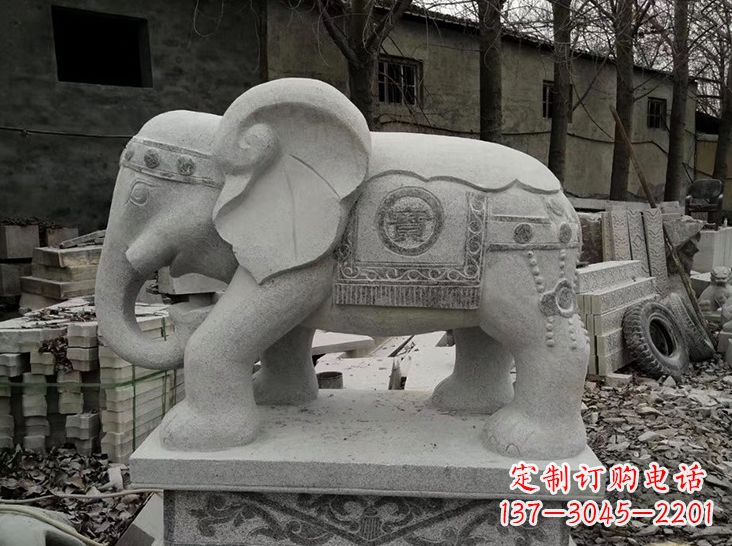 上海大象 石雕 古代