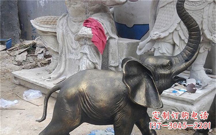 上海大象动物铜雕112