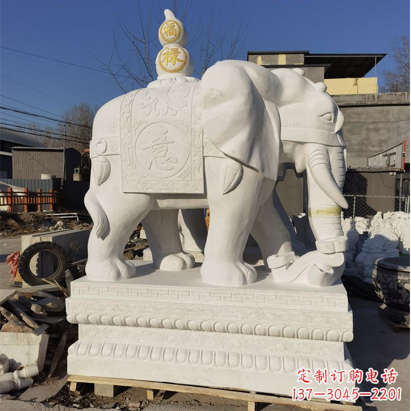 上海大象石雕守墓