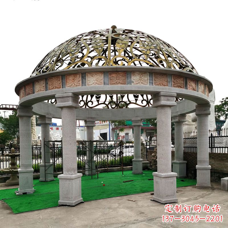 上海中领雕塑凉亭雕塑定制