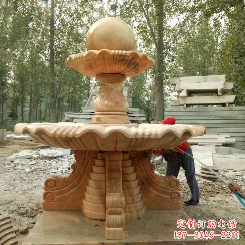 上海巨型石喷泉雕塑