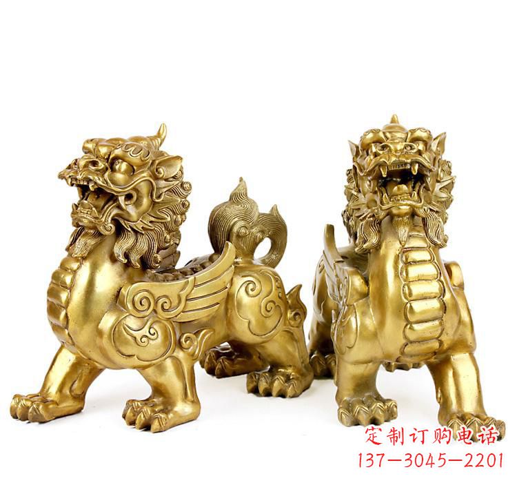 上海豪华大型铜貔貅雕塑