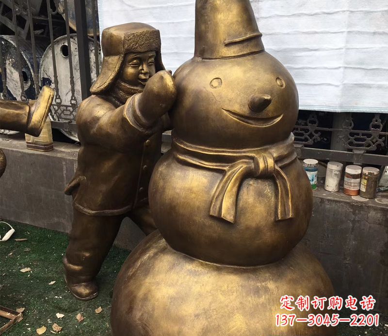 上海儿童铜雕精美礼品