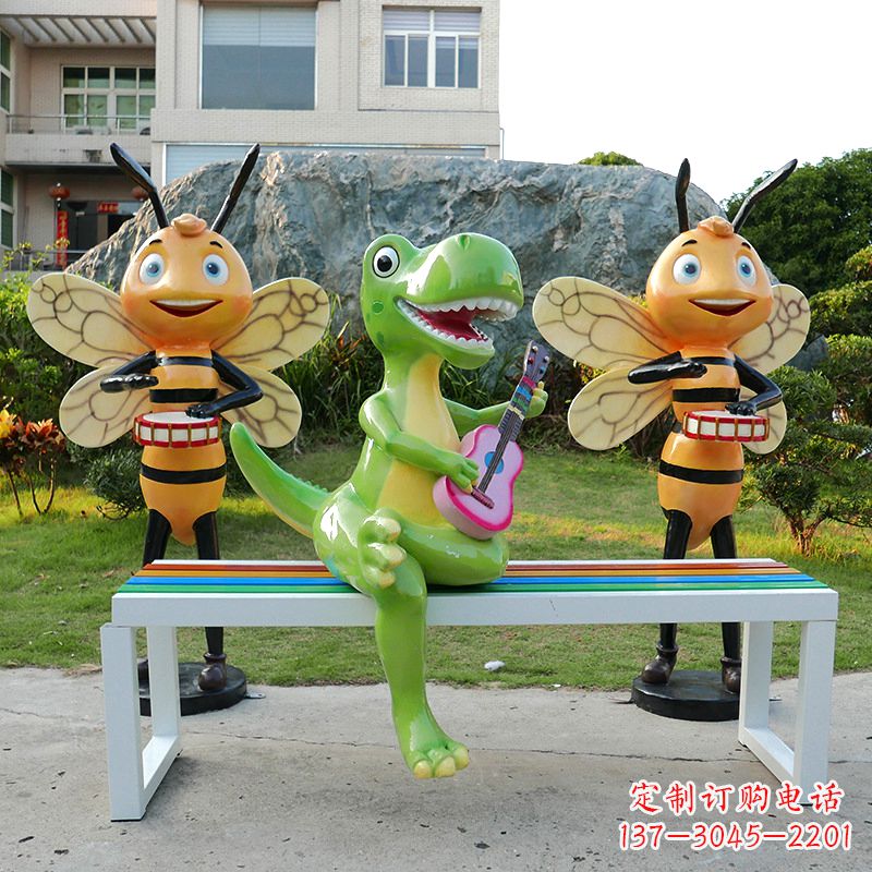 上海吉他恐龙雕塑