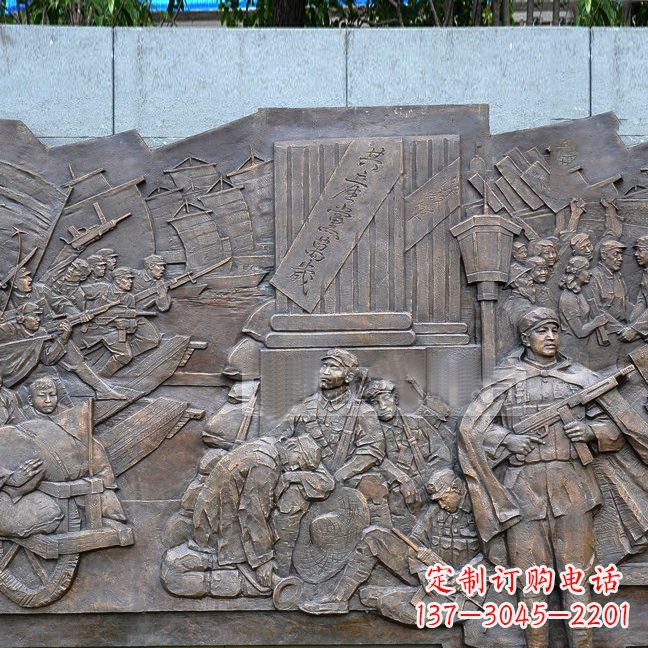 上海纪念红军革命人物雕塑