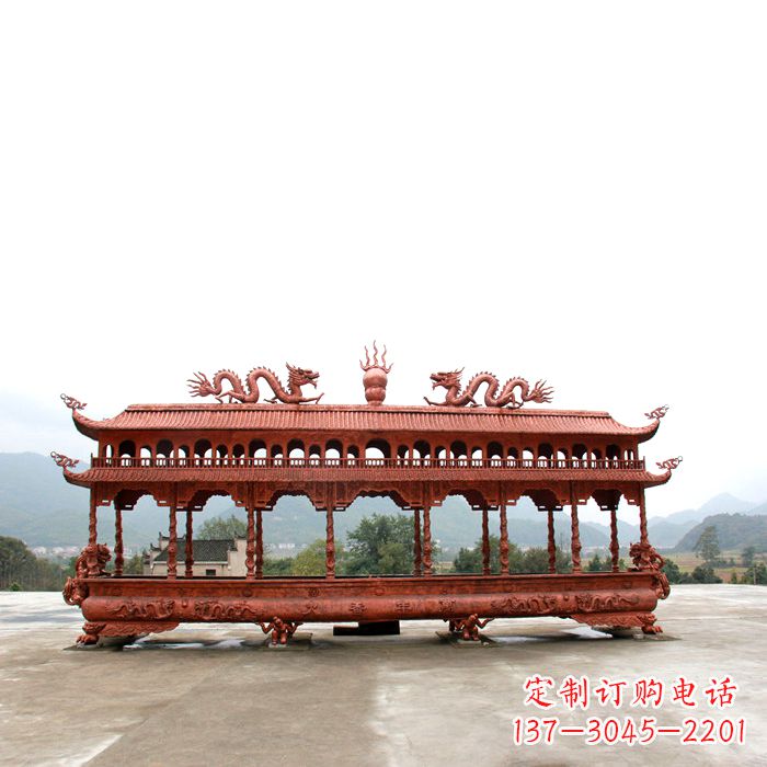上海精美铜香炉雕塑
