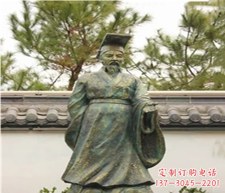 上海青铜雕刻汉武帝铜雕