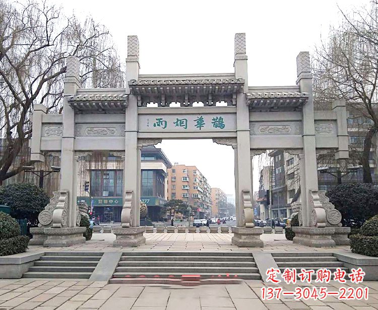 上海专业牌坊雕塑定制服务