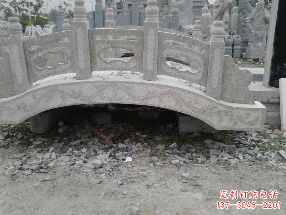 上海精美石桥雕塑,点缀庭园之美