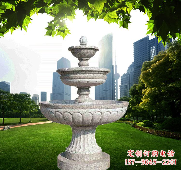 上海跌水盆石喷泉雕塑