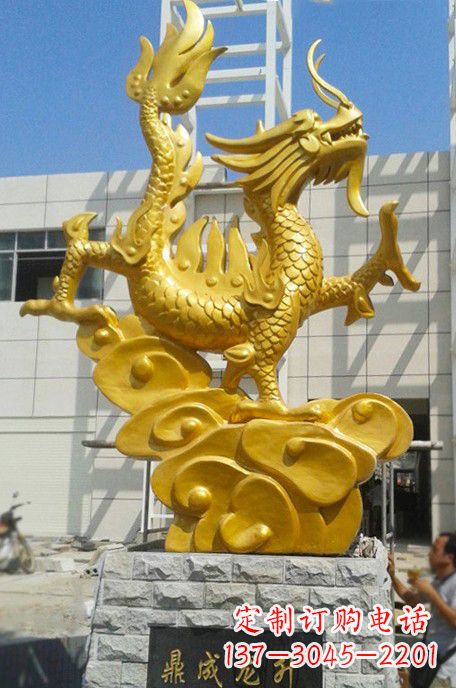 上海鼎成精美龙雕塑