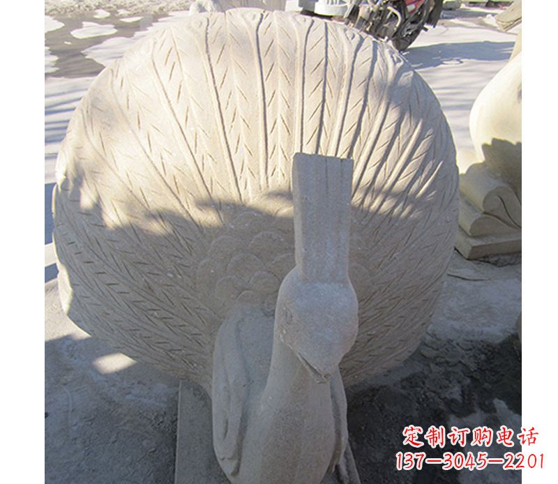 上海优雅高贵的孔雀石雕