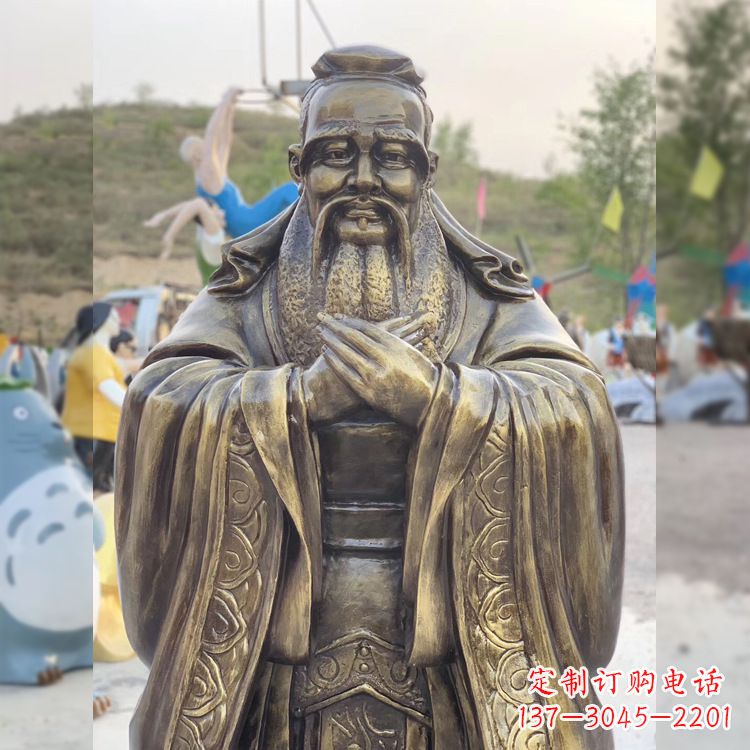 上海中领雕塑贵族——伟大的孔子雕塑