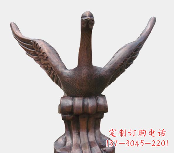 上海高级锻铜天鹅雕塑