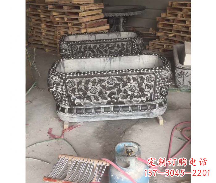 上海仿古石水缸雕塑